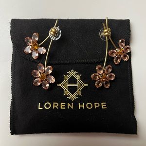 EUC Loren Hope Pauline Flower earrings